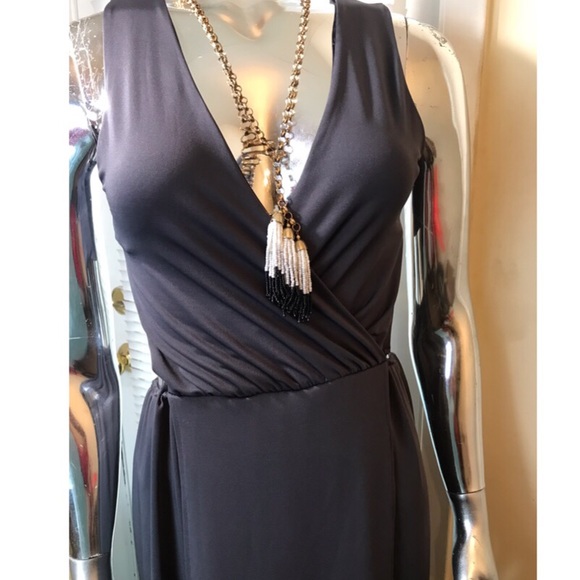 ✨NWOT✨ M SLIT JERSEY CUT OUT MAXI DRESS - Picture 4 of 8